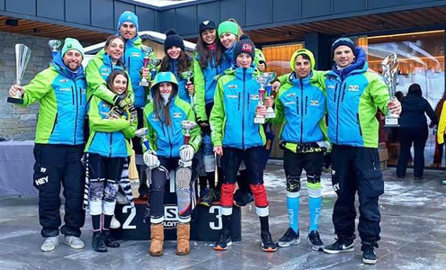 2020 squadra del Centro agonistico Domobianca