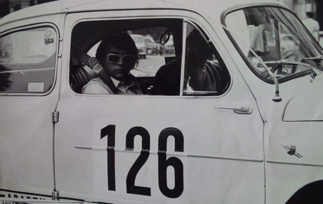 Giacomo pelganta naviga adriano dece rally