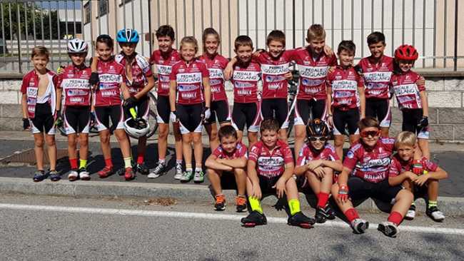 I giovanissimi del Pedale Ossolano Idroweld 2018