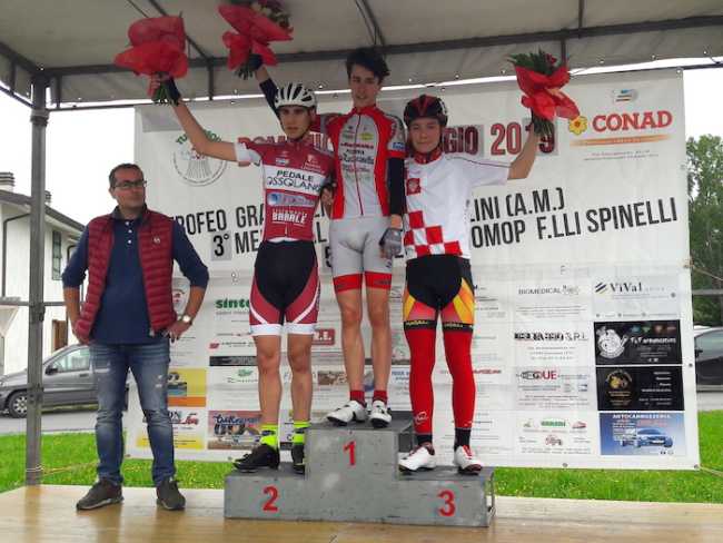 Myles Porcelli con Cippolinie e Pini sul podio a Monsumanno Terme