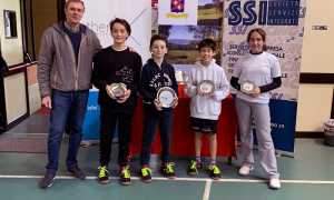Premiazioni badminton