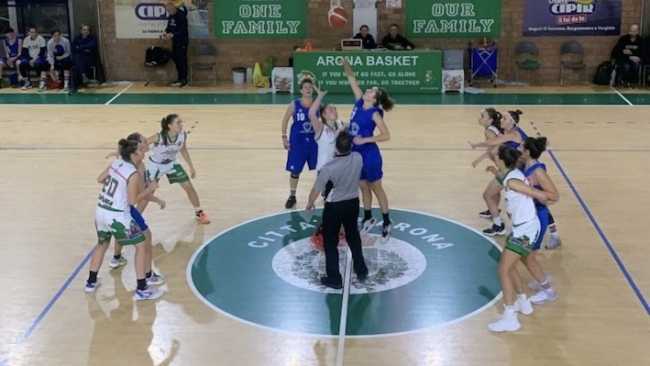 arona basket femminile rimbalzo