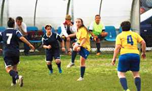 b masera calcio maglia gialla