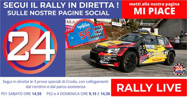 ok inserzione rally senza bordo