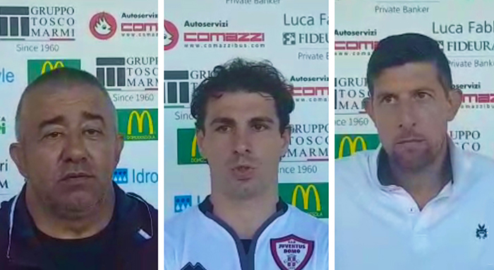Juve Domo- Trino: i commenti dei protagonisti. Mellano: "Mi accontento". Video