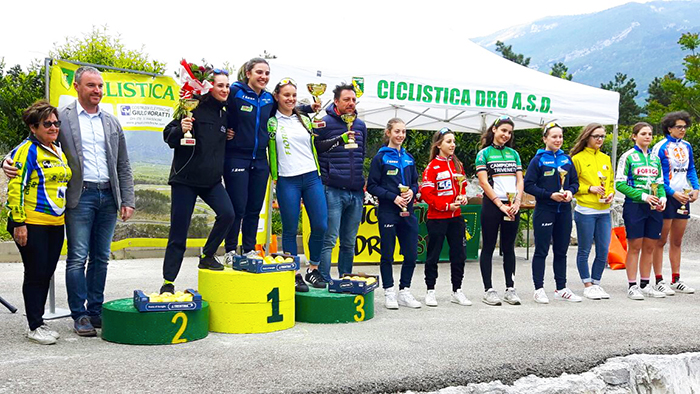 Pedale Ossolano: Francesca Barale e Mirko Bozzola sul secondo gradino del podio in Trentino