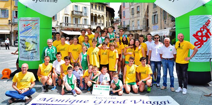 Giovani in corsa nel borgo domese con il 2° Trofeo Monique Girod