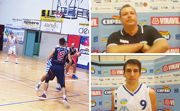 Vinavil Cipir, la soddisfazione di coach Fabbri. Kulekalovic: "Importante vincere in casa". Video