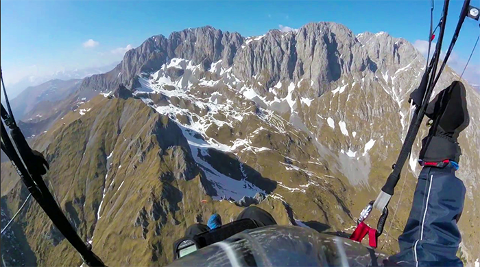 Gare di hike & fly, escursionismo e volo: passaggio a maggio anche sul Monte Rosa