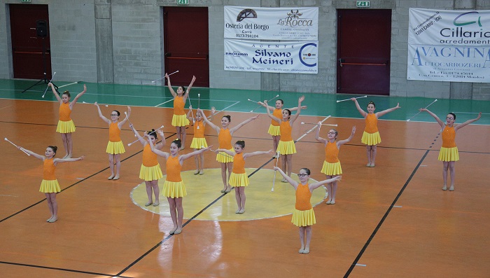 Nove medaglie per il Twirling Santa Cristina nella prova di Carrù