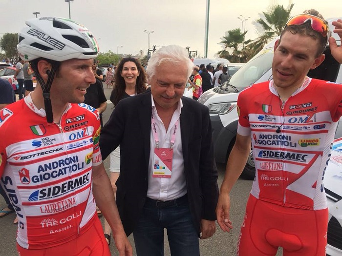 Ballerini e Belletti del Team Androni Giocattoli in evidenza al Giro d'Italia