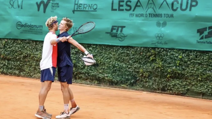 Tennis, Holmgren e Ingildsen vincono il torneo di doppio della Lesa Cup 2022