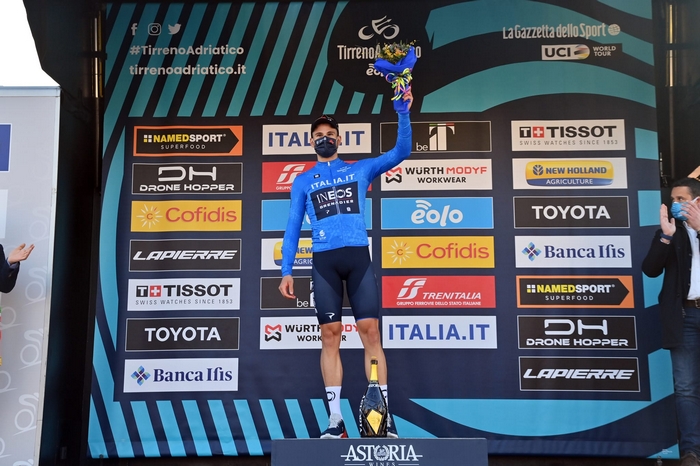 Ganna protagonista alla Tirreno-Adriatico. Occhi sulla Milano-Sanremo