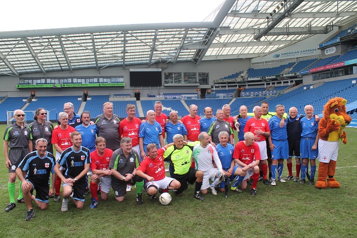 Calcio camminato, storica trasferta a Brighton per la rappresentativa italiana UNVS