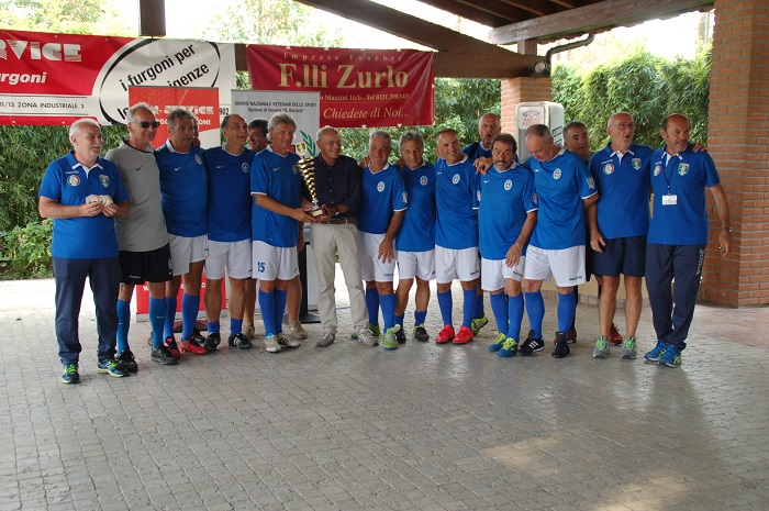 I Veterani di Novara Campioni d'Italia 2018 di Calcio Camminato