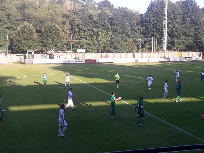 Gozzano in campo in Coppa Italia
