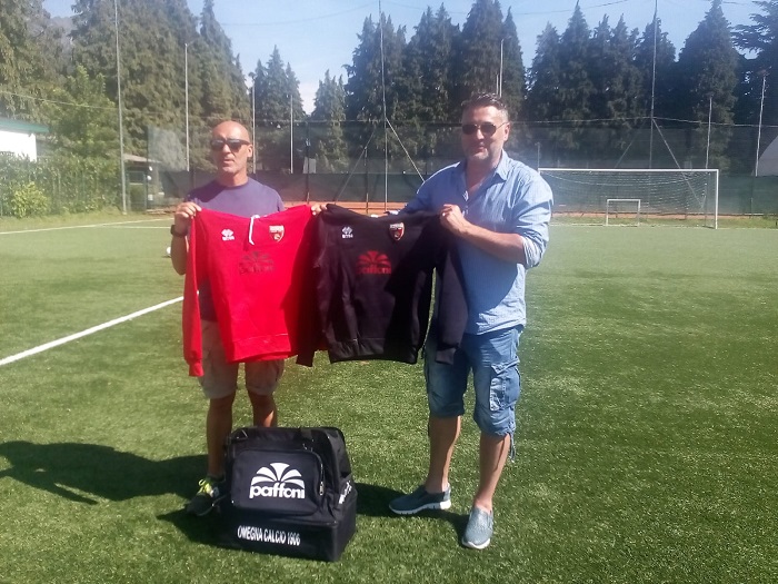 Stagione nuova, sponsor nuovo per l'Omegna Calcio. Videointervista
