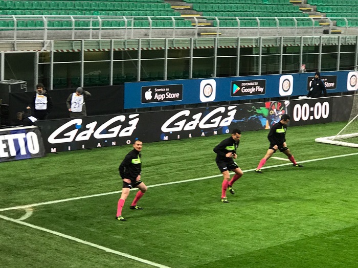 Affatato e Rossi assistenti arbitrali nella finale di Supercoppa primavera vinta dall'Inter di Pissardo. Fotogallery
